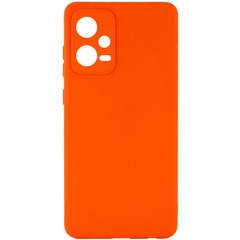 Силиконовый чехол Candy Full Camera для Xiaomi Poco X5 5G / Note 12 5G Оранжевый / Orange