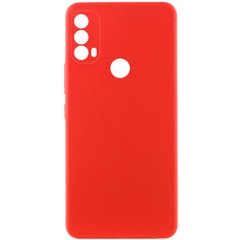 Чохол Silicone Cover Lakshmi Full Camera (AAA) для Motorola Moto E40, Червоний / Red