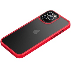 TPU+PC чохол Metal Buttons для Apple iPhone 12 Pro / 12 (6. "), Червоний