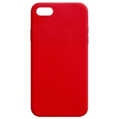 Силиконовый чехол Candy для Apple iPhone 7 / 8 / SE (2020) (4.7") Красный