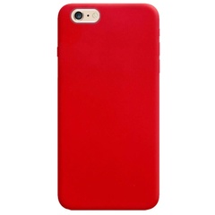 Силиконовый чехол Candy для Apple iPhone 6/6s (4.7") Красный