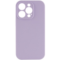 Чехол Silicone Case Full Camera Protective (AA) NO LOGO для Apple iPhone 15 Pro Max (6.7") Сиреневый / Lilac
