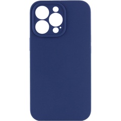 Чохол Silicone Case Full Camera Protective (AA) NO LOGO для Apple iPhone 15 Pro (6.1"), Синий / Deep navy