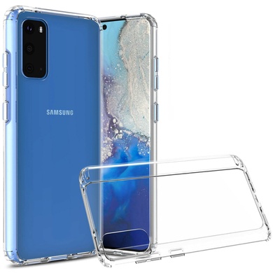 TPU чехол GETMAN Transparent 1,0 mm для Samsung Galaxy S20 Бесцветный (прозрачный)