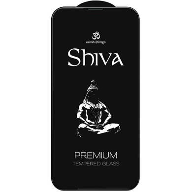 Захисне скло Shiva (Full Cover) для Apple iPhone 13 / 13 Pro / 14 (6.1"), Чорний