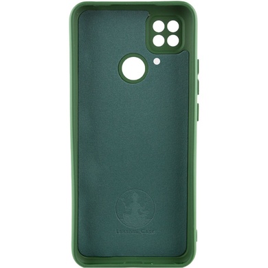 Чехол Silicone Cover Lakshmi Full Camera (AA) для Xiaomi Redmi 10C Зеленый / Dark green