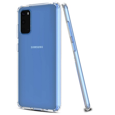 TPU чехол GETMAN Transparent 1,0 mm для Samsung Galaxy S20 Бесцветный (прозрачный)