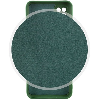 Чехол Silicone Cover Lakshmi Full Camera (AA) для Xiaomi Redmi 10C Зеленый / Dark green