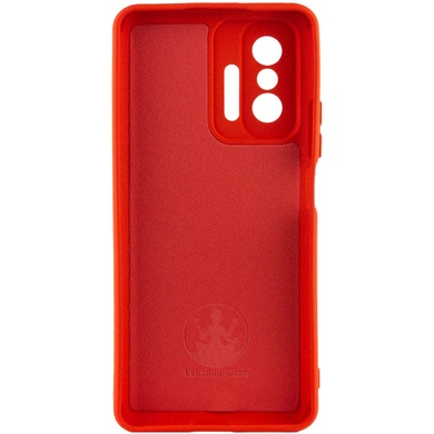 Чехол Silicone Cover Lakshmi Full Camera (A) для Xiaomi 11T / 11T Pro Красный / Red