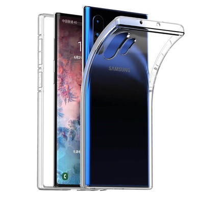 TPU чохол Epic Premium Transparent для Samsung Galaxy Note 10 Plus, Безбарвний (прозорий)