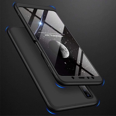 Пластиковая накладка GKK LikGus 360 градусов (opp) для Samsung A750 Galaxy A7 (2018) Черный