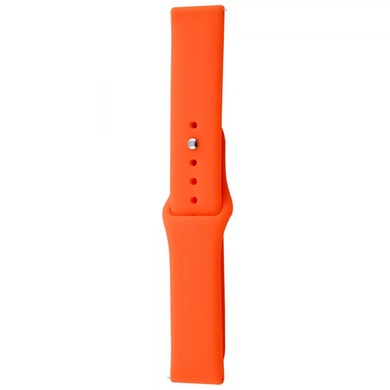 Силиконовый ремешок Sport для Xiaomi Amazfit/Samsung 22 mm Оранжевый / Kumquat