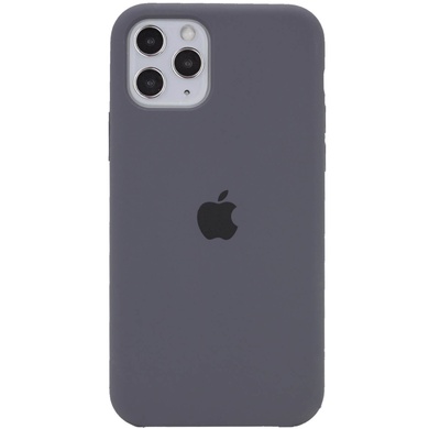 Чохол Silicone Case Full Camera Protective (AA) для Apple iPhone 11 Pro Max (6.5"), Серый / Dark Gray