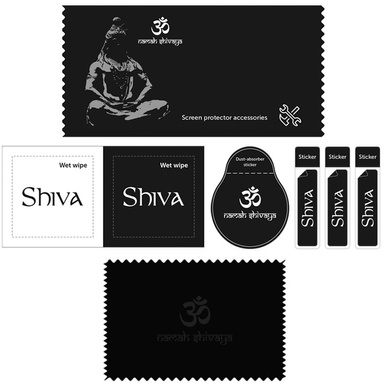Захисне скло Shiva (Full Cover) для Apple iPhone 13 / 13 Pro / 14 (6.1"), Чорний