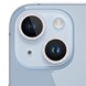 Защитное стекло Metal Sparkles на камеру (в упак.) для Apple iPhone 15 (6.1") / 15 Plus (6.7") Серебряный / Silver