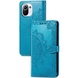 Кожаный чехол (книжка) Art Case с визитницей для Xiaomi Mi 11 Lite Синий