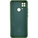 Чехол Silicone Cover Lakshmi Full Camera (AA) для Xiaomi Redmi 10C Зеленый / Dark green