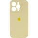 Чохол Silicone Case Full Camera Protective (AA) для Apple iPhone 15 Pro (6.1"), Жовтий / Mellow Yellow