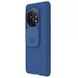 Карбонова накладка Nillkin Camshield (шторка на камеру) для OnePlus 11, Синій / Blue