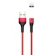 Дата кабель USAMS US-SJ333 U29 Magnetic USB to Lightning (1m), Червоний