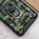 Удароміцний чохол Camshield Serge Ring Camo для Samsung Galaxy A13 4G, Зелений / Army green