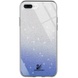 TPU+Glass чехол Swarovski для Apple iPhone 7 plus / 8 plus (5.5") Синий