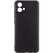 Чехол Silicone Cover Lakshmi Full Camera (AA) для Motorola Moto G84 Черный / Black