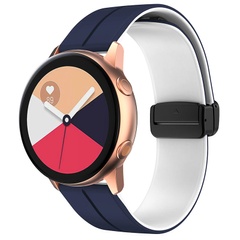 Силиконовый ремешок Classy для Smart Watch 20mm Blue / White