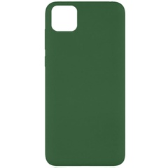 Чехол Silicone Cover Full without Logo (A) для Huawei Y5p Зеленый / Dark green