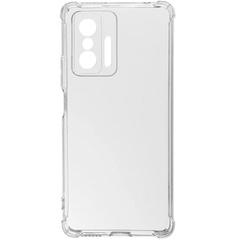 TPU чехол GETMAN Ease logo усиленные углы Full Camera для Xiaomi 11T / 11T Pro Бесцветный (прозрачный)