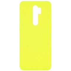 Чехол Silicone Cover Full without Logo (A) для Oppo A5 (2020) / Oppo A9 (2020) Желтый / Flash