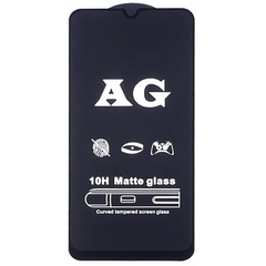 Защитное стекло 2.5D CP+ (full glue) Matte для Xiaomi Redmi 10C / Poco C40 / 12C Черный