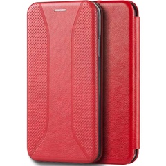 Кожаный чехол (книжка) Classy Dots для Samsung Galaxy A24 4G Красный