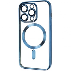 TPU чохол Fibra Chrome with MagSafe для Apple iPhone 14 Pro (6.1"), Blue