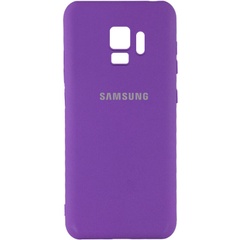 Чехол Silicone Cover My Color Full Camera (A) для Samsung Galaxy S9 Фиолетовый / Purple
