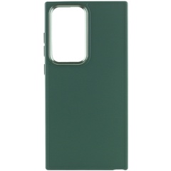 TPU чехол Bonbon Metal Style для Samsung Galaxy S23 Ultra Зеленый / Army green