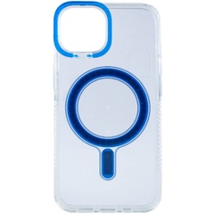 TPU чехол ColorCam with Magnetic Safe для Apple iPhone 14 (6.1") Синий