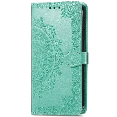Кожаный чехол (книжка) Art Case с визитницей для Xiaomi Redmi Note 11 (Global) / Note 11S Бирюзовый