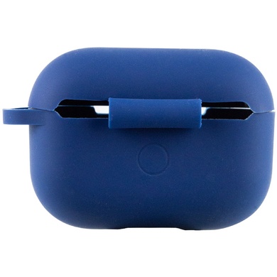 Силиконовый футляр для наушников AirPods Pro 2 Синий / Navy blue