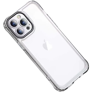 TPU+PC чехол ColorCam для Apple iPhone 14 Pro Max (6.7") Прозрачный / Черный