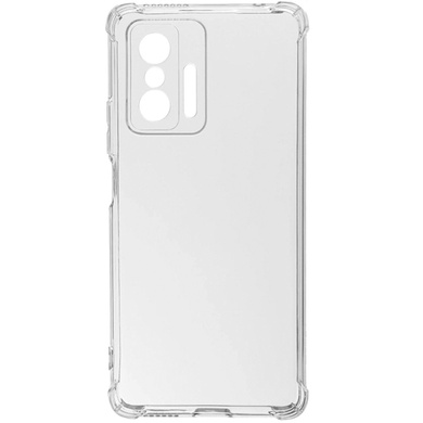 TPU чохол GETMAN Ease logo посилені кути Full Camera для Xiaomi 11T / 11T Pro, Безбарвний (прозорий)