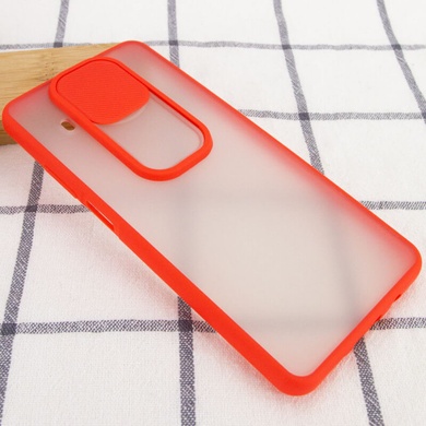 Чехол Camshield mate TPU со шторкой для камеры для Xiaomi Mi 10T Lite / Redmi Note 9 Pro 5G Красный