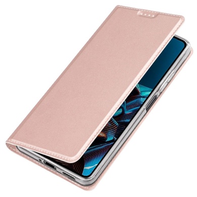 Чехол-книжка Dux Ducis с карманом для визиток для Xiaomi 12T / 12T Pro Rose Gold