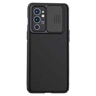 Карбоновая накладка Nillkin Camshield (шторка на камеру) для OnePlus 9RT 5G Черный / Black