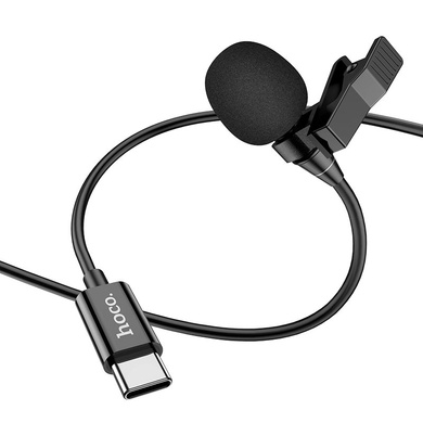Микрофон петличный Hoco L14 Type-C Black