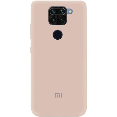 Чехол Silicone Cover My Color Full Protective (A) для Xiaomi Redmi Note 9 / Redmi 10X Розовый / Pink Sand
