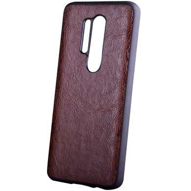 Кожаный чехол PU Retro classic для OnePlus 8 Pro Темно-коричневый