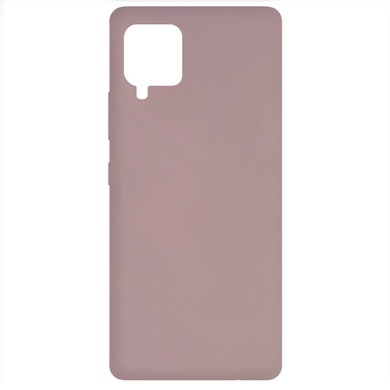 Чехол Silicone Cover Full without Logo (A) для Samsung Galaxy A42 5G Розовый / Pink Sand