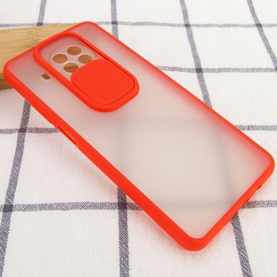 Чехол Camshield mate TPU со шторкой для камеры для Xiaomi Mi 10T Lite / Redmi Note 9 Pro 5G Красный