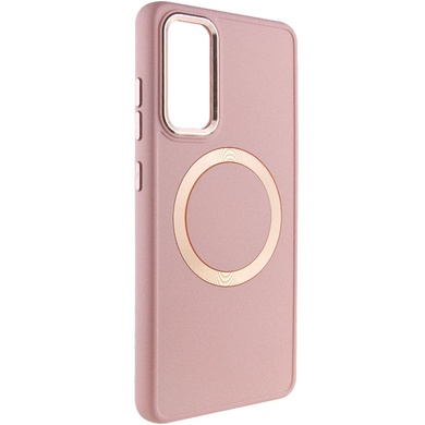 TPU чехол Bonbon Metal Style with MagSafe для Samsung Galaxy S23 FE Розовый / Light Pink